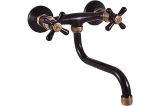 Смеситель для кухни Rav Slezak Morava Retro MK101.5/21CMATSM черный бронза